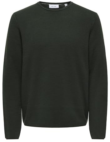 Only & Sons Herren Onseric Reg 12 Struc Crew Knit Strickpullover (1er Pack)