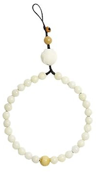 OSALADI Handschlaufe Handgelenksband Polyester-schlüsselband Telefon Armband Damen Armband Paracord-Gurt Handschuh Handgelenk Leine Telefon Charms Handy Gurt Anhänger Lanyard Weiß Fräulein