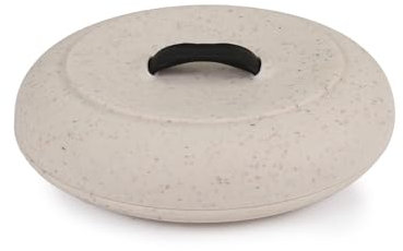 Dexas Durable Microwavable Tortilla Warmer 8.75 Inches, Oat Granite Color, Perfect for Warming Tortillas, Bread, Pancakes, Cornbread