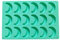 Chaies Vanillekipferl-Backblech Vanillekipferl Backform Silikon 18 Mulden Vanillekipferl Form Silikonform Vanillekipferl Backblech Kipferl Backform Kipferlblech für Schokolade Eiswürfel Pralinen