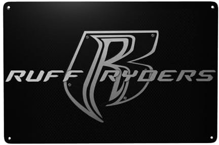 Ruff Star Ryders Metallschild, Vintage-Küchenschilder, Wanddekoration, Männerhöhle, Blechschild für Fitnessstudio, Bar, Badezimmer, Hof, Garage, Schilder