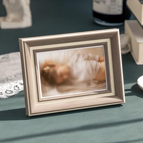 HEIBTENY Resin Photo Frame, MDF Backboard, Can Be Placed Horizontally or Vertically, Paint Core Not Included, 6/7/8/10/24 Inches
