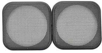 Rejilla Altavoz Cubierta Protectora De Malla para Parrilla De Altavoz Accesorios De Altavoz De Red Cuadrada De Repuesto 2 Uds 4 Pulgadas Rejilla Altavoces Coche