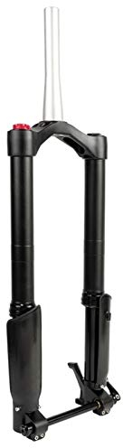 Forcella sospensione mountain bike, Forcella for bici elettrica BMX 24/26 pollici 5.0 pneumatici bici da neve discesa montagna 150 * 15 mm asse freno a disco forcella for bicicletta MTB 2900 g(24 inch