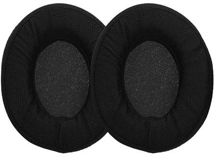 kwmobile 2X Coussinet de Rechange Compatible avec Philips SHP9500 / SHP9600 - Coussinets en Mousse pour Casque Audio - Noir