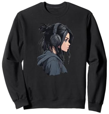 Cute Animegirl Gaming Headphones Felpa