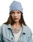 TODO 50% Kaschmir Beanie Damen, Merino Slouchy Mütze für Frauen - Wintermütze Kaschmir-Wolle Blau
