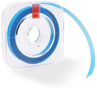 VYIBPDY 1pcs Carta vetrata dentale lucidante,Pulizia e Sbiancamento dei Denti Interdentali- 6m