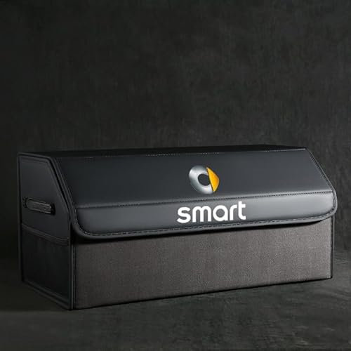 THJKCVSD Auto Kofferraum Aufbewahrungsbox,für Smart Fortwo 450 451 453/Forfour 453 454,Wasserdicht staubdicht, große Kapazität, Zusammenklappbarer Auto Organizer Kofferraum,C