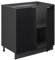Vicco Meuble bas sous-évier Fame-Line, Noir rayé, 80 cm avec étagère, PT Chêne
