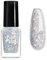 Silber Glitzer Nagellack - Glitzernagellack für schillernde Fingernägel, Langanhaltender schnelltrocknender Nagellack mit natürlichen Inhaltsstoffen - 6ml Holographic Glitter Nail polish (Silver)