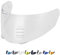 Everalo Kompatibel mit Hjc i90 Visier - i91 - Hj33 - Helmvisier Hj 33 Pinlock Ready - Anti-Kratzer und Anti-Beschlag (Klar)