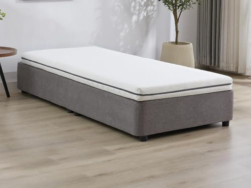 Vente-unique - Matelas 80 x 200 cm Mousse déhoussable ép.10cm - NASUS de DREAMEA
