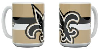 New Orleans Saints offizielle NFL Tasse Triple Logo 450ml