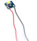 FACULX Vorverdrahtete 3528 LED-Leuchten, warmweiß, für Modelleisenbahn, Lokomotiven, HO-OO-Skala, DC/DCC-kompatibel, 12–18 V, 20 cm Draht, 2 Stück