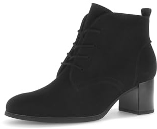 Gabor Damen Klassische Stiefeletten, Frauen Stiefeletten,elastisch,gepolstert,polsterung,feminin,Wide-fit,h-Weite,Cherry,schwarz,40.5 EU / 7 UK