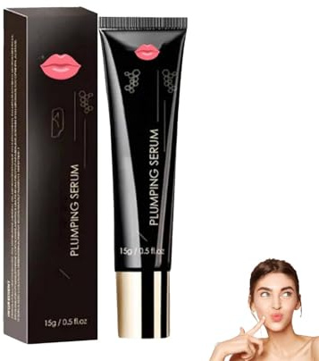 Lip Booster Serum, Plumpy Lippen Booster, Lip Volumizer, Lip Plumper, Lippenpflege zum Schutz vor Trockenen Lippen, Feuchtigkeitsspendender Lippenöl mit Boosting Effekt (1PC)