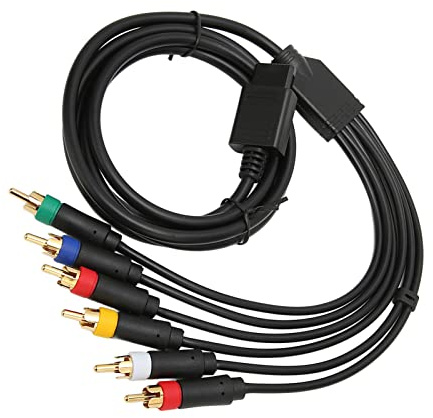 Aumotop Multifunctional RGB RGBS Composite Cable Cord with Strong Stability for NGC N64 SFC Game Console Accessories