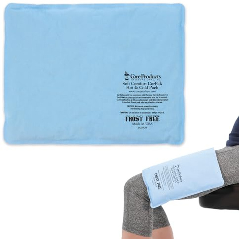 Core Products Soft Comfort CorPak – Reusable Hot & Cold Therapy Pack, Ice Pack for Injuries, No-Frost Compress for Muscle, Back & Joint Pain Relief – 10 x 13, Made in USA