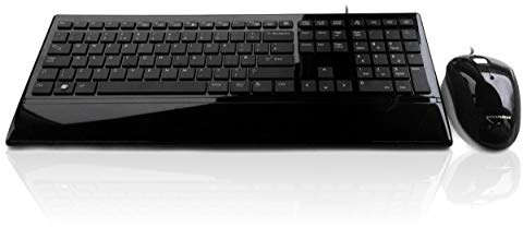 Accuratus Image Set - USB Full Size Slim Keyboard and Mouse with Gloss Finish