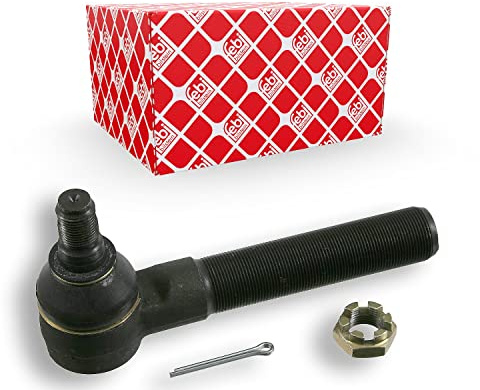 febi bilstein 15755 Spurstangenendstück mit Kronenmutter und Splint, 1 Stück