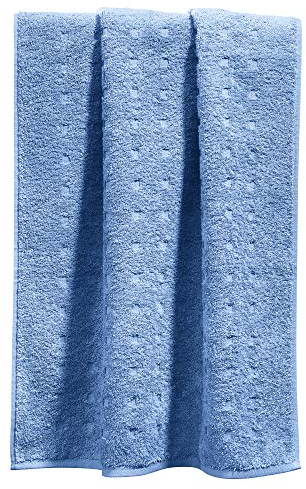 Möve Duschtuch Quadretti Walk-Frottier hellblau Größe 67x140 cm
