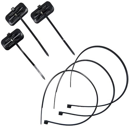 Point Halter Hydraulik + Außenhülle, Kunststoff, Ø 4,5-6,0mm, selbstklebend, 3 Stück, 25010401