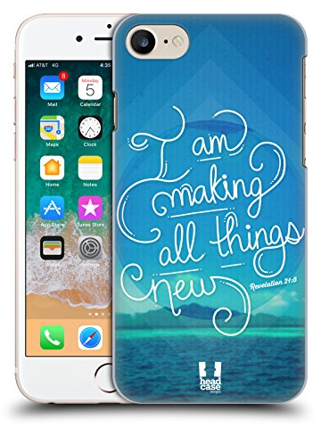 Head Case Designs Neu Christliche Typografie Serie 3 Harte Rueckseiten Handyhülle Hülle Huelle kompatibel mit Apple iPhone 7/8 / SE 2020 & 2022