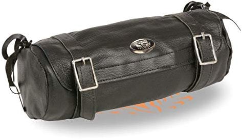 Milwaukee Performance SH501BAG Werkzeugtasche aus weichem Leder, mit Doppelschnalle, Einheitsgröße, Schwarz