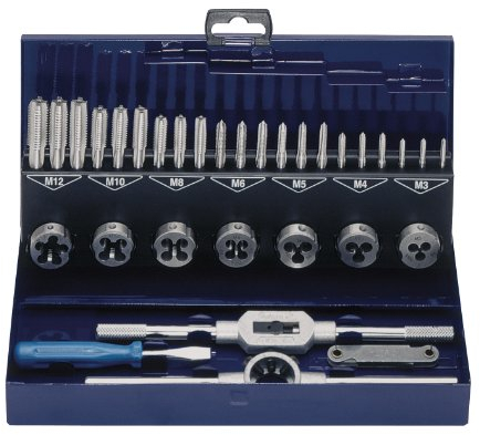 Exact, Set per maschiatura CM15 M3-M12, 32 pz.- 10711