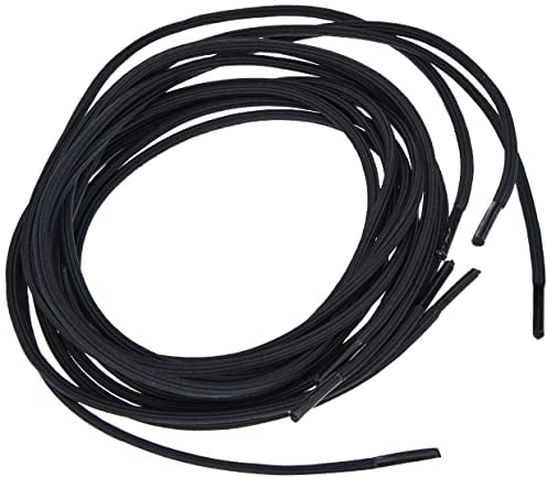 NRS Healthcare Elastic Shoe Laces Pair, Pack of 3 - Black