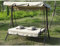 Loywe Hollywoodschaukel Gartenschaukel Moderne Gartenliege Outdoor Schaukelbank mit Liegefunktion 200x135x170cm LW10C-NEW
