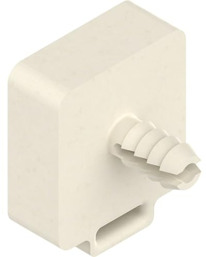 BLUM Distanzteile Innenschubkasten-Teilauszug 8 mm mit Dübel, KS cremeweiß