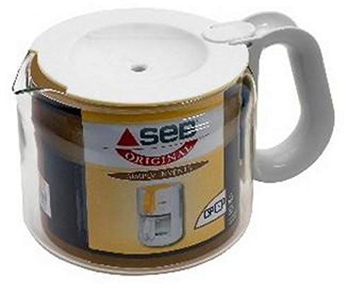 SEB - VERSEUSE BLANCHE + COUVERCLE POUR CAFETIERE FILTRE SEB