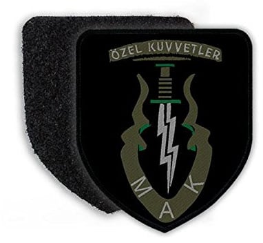 Copytec Patch Özel Kuvvtler MAK TYP 2 Bordo Bereliler Türkei Armee Türkische Streitkräfte Spezialeinheit Elite Kommando Wappen Abzeichen Aufnäher#22310