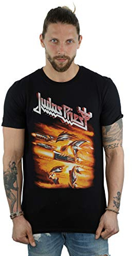 Absolute Cult Judas Priest Men's Firepower Cover T-Shirt Black XX-Large