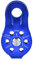 Alomejor Outdoor Klettern Pulley Seilrolle Klettern Bergsteigen Seil Klettern Riemenscheibe Tandemrolle Sicherheit Ascending Geräte(Blau)