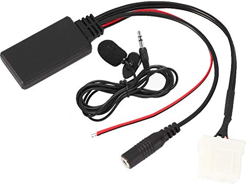 Aux Bluetooth Adapter AUX-Kabeladapter Mikrofonkabel, AUX-in Kabeladapter Auto Bluetooth 5.0 Mikrofon Passend für 2 3 5 6 RX8