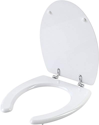 Vetrineinrete® Copriwater universale per disabili tavolatte wc da bagno in legno mdf con cerniere P63