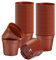 Muzhira Macetas para Semillas, 6cm 20pcs Macetas de Cultivo para Plantas para Al Aire LibreJardín Plantas Plántulas y Semillas
