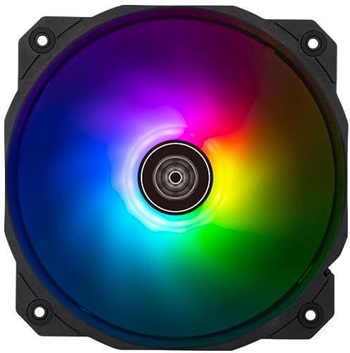 SilverStone SST-SF160B-ARGB - Shark Force Leistungsverstärkter 160-mm-PWM-ARGB-Lüfter