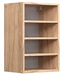 Vicco Hängeschrank R-Line, offener Küchenschrank, Goldkraft Eiche, 40 cm