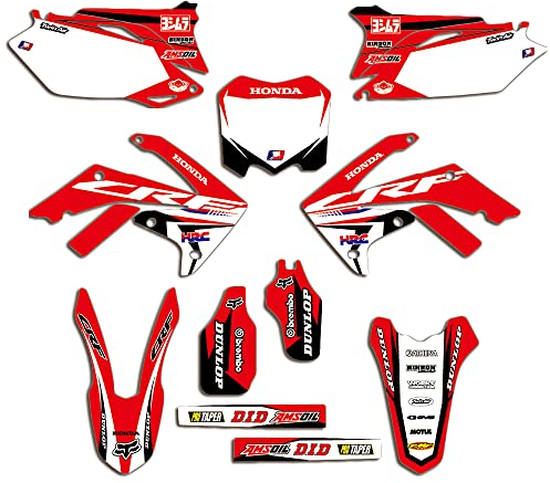 ENARUI Adesivi Grafiche Compatibili con Honda crf250r crf 250 2010 2011 2012 2013 e crf450r crf 450 2009 2010 2011 2012
