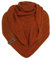 KNIT FACTORY - Dreiecksschal Sally - Damen Strickschal mit Wolle - Grob gestrickten Schal - Hochwertige Qualität - XXL Schal - 220x85 cm - Terra