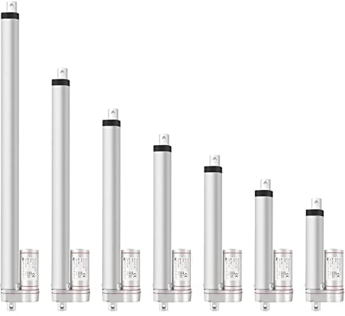 Randaco 1500N Linear Actuator, 50/100/150/200/250/300/400 MM Linearantrieb Linearmotor Verstellantrieb DC12V-Motor, Lineartechnik-Aktuatoren für Elektrisch Motor DIY Auto Möbel Lifting Sofa (50MM)