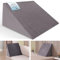 ELONEO Keilkissen Bett Lagerungskissen Erwachsene Rückenkissen Lesekissen Kissen aus formstabilen Schaumstoff 30×50×60 cm