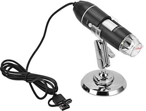 Hand-Digitalmikroskop, 3-in-1-Digitalmikroskop, Hand-Digitalmikroskop mit HD 1600X-Bild und WiFi-Verbindung, USB-Anschluss, USB-Mikroskope