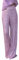 OBEEII Glitzer Hose Damen Pailettenhose Weites Bein Hose Elastische Taille Lose Fit Glitzerhosen Elegant Frauen Freizeithose Party Festival Club Mode Hosen Rosa M