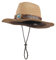 FakeFace Herren Damen Cowboyhut Westernhut Panamahüte Sonnenhut Strohhut Piraten-Hut Modehut Sonnenschutz Cowgirl Cowboy Hut Hüte für Erwachsene