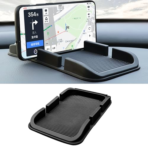 3 In 1 Auto Anti-Rutsch-Pad,Auto Armaturenbrett Anti Rutsch Matten Silikon-Auto-Pad-Klebepads Anti Rutsch Pad Auto für Autodekorationen, Brillen, Handys Verwendet